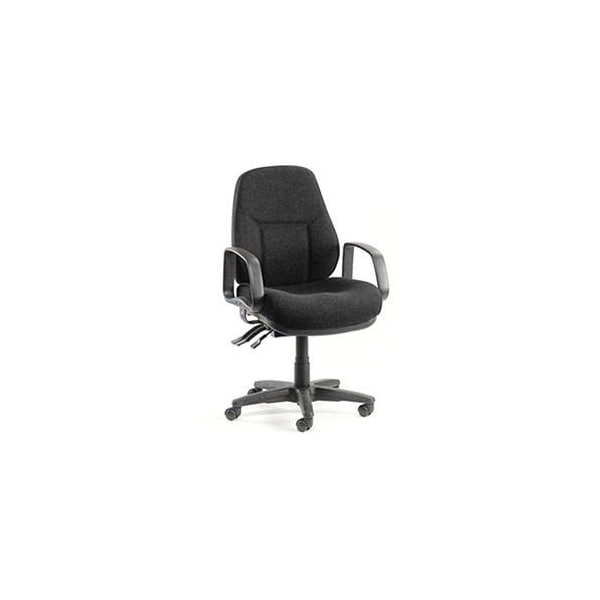 Global Industrial Low Back Executive Chair, Black 516148BK - main